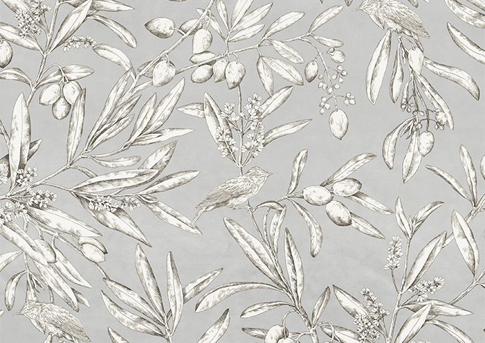 Aviary Velvet, Feather Grey - Motorised Roman Blind - Image 7